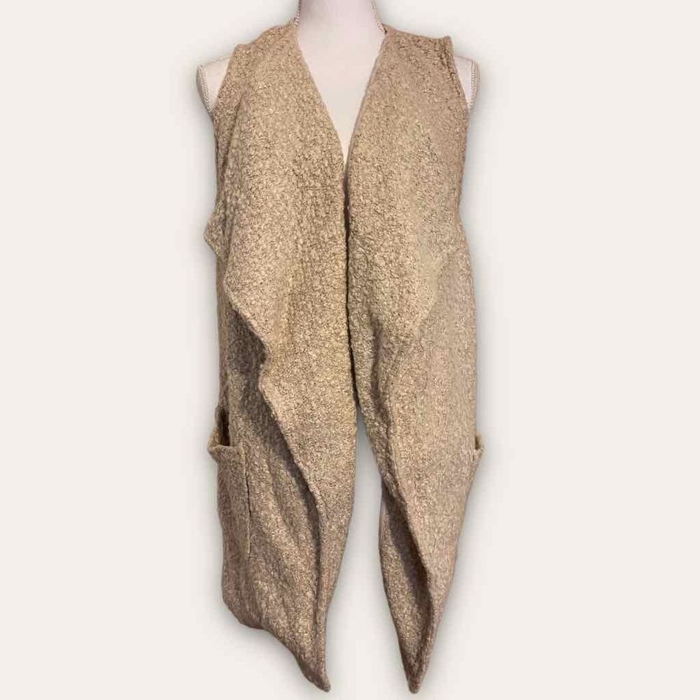Ethereal by Paper Crane Long Duster Cardigan Vest. Size Small